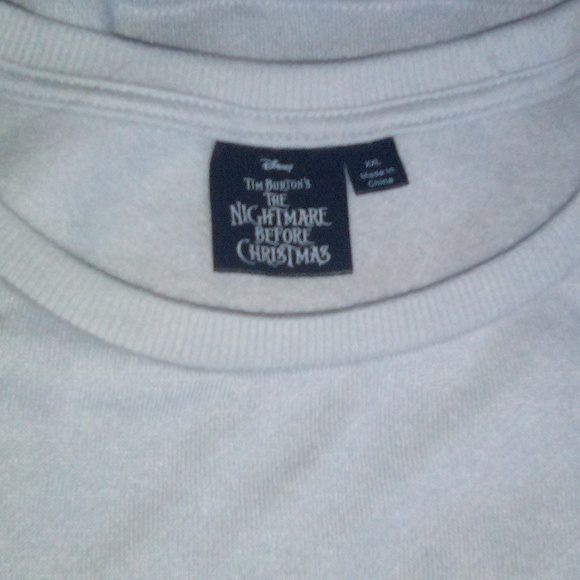 Disney Tim Burton's The Nightmare Before Christmas Crop Top Sweater - Picture 3 of 4